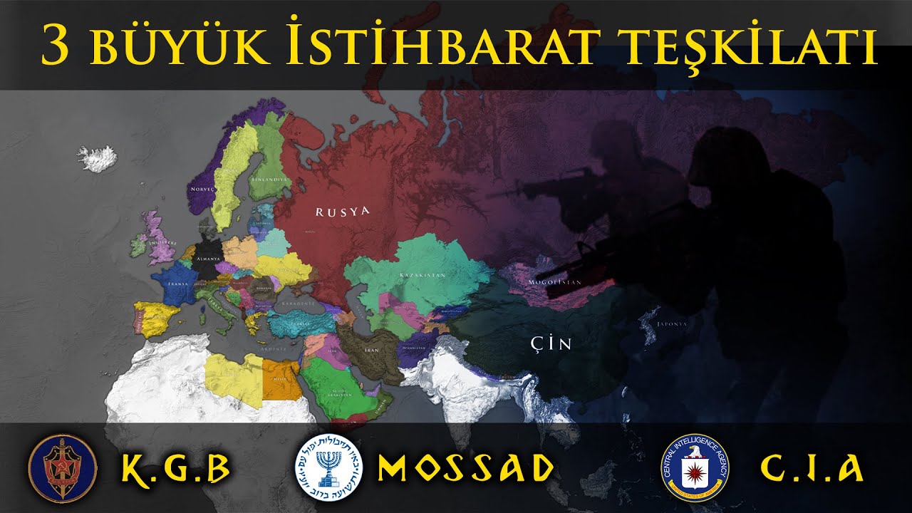 Dünya'nın En İyi 3 Büyük İstihbarat Teşkilatı | KGB - MOSSAD - CIA