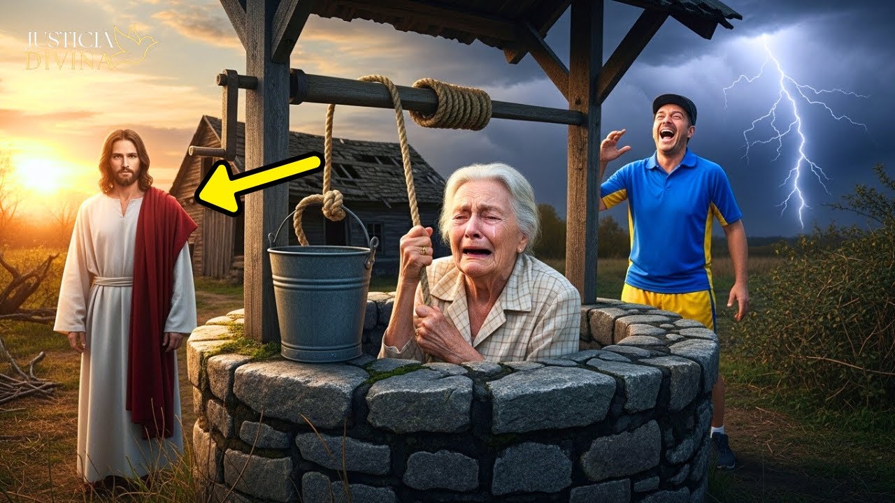 JESÚS DA UNA LECCIÓN al nieto que INTENTÓ arrojar a su abuela al pozo; él quería deshacerse de ella.