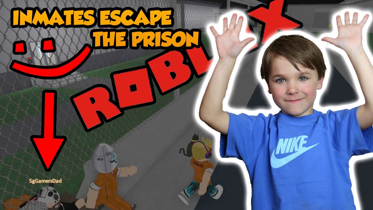 Father And Son Escape The Jail In Roblox Prison Life Youtube - my son arrested me in prison life roblox youtube