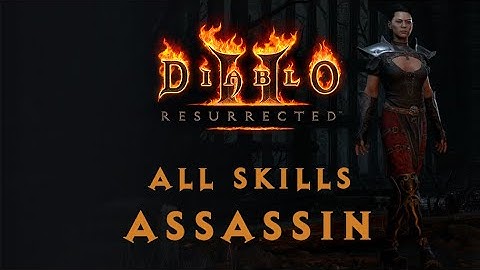 Diablo 2 Resurrected: Assassin  Skills |D2R|