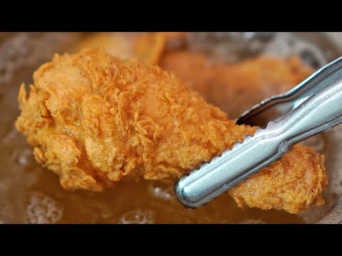 KFC 치킨 만들기 (물결무늬 후라이드 비법 전수!! Fried Chicken recipe)