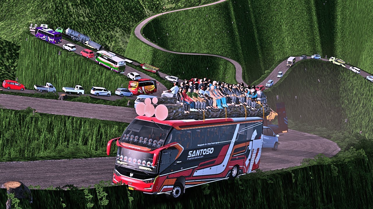 Surviving the Deadliest Roads Dangerous Bus Routes In Mountains || Drivers Crazy