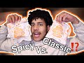 POPEYES CHICKEN SANDWICH IS NOW IN GERMANY (SPICY VS CLASSIC)?⁉️🍔