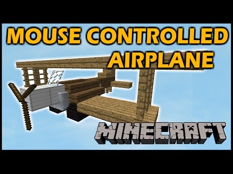 [1.8 Vanilla Minecraft] Mouse controlled AIRPLANE!