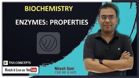 ENZYME KINETICS PART 1 by NILESH SONI CSIR NET SET GATE EXAMS
