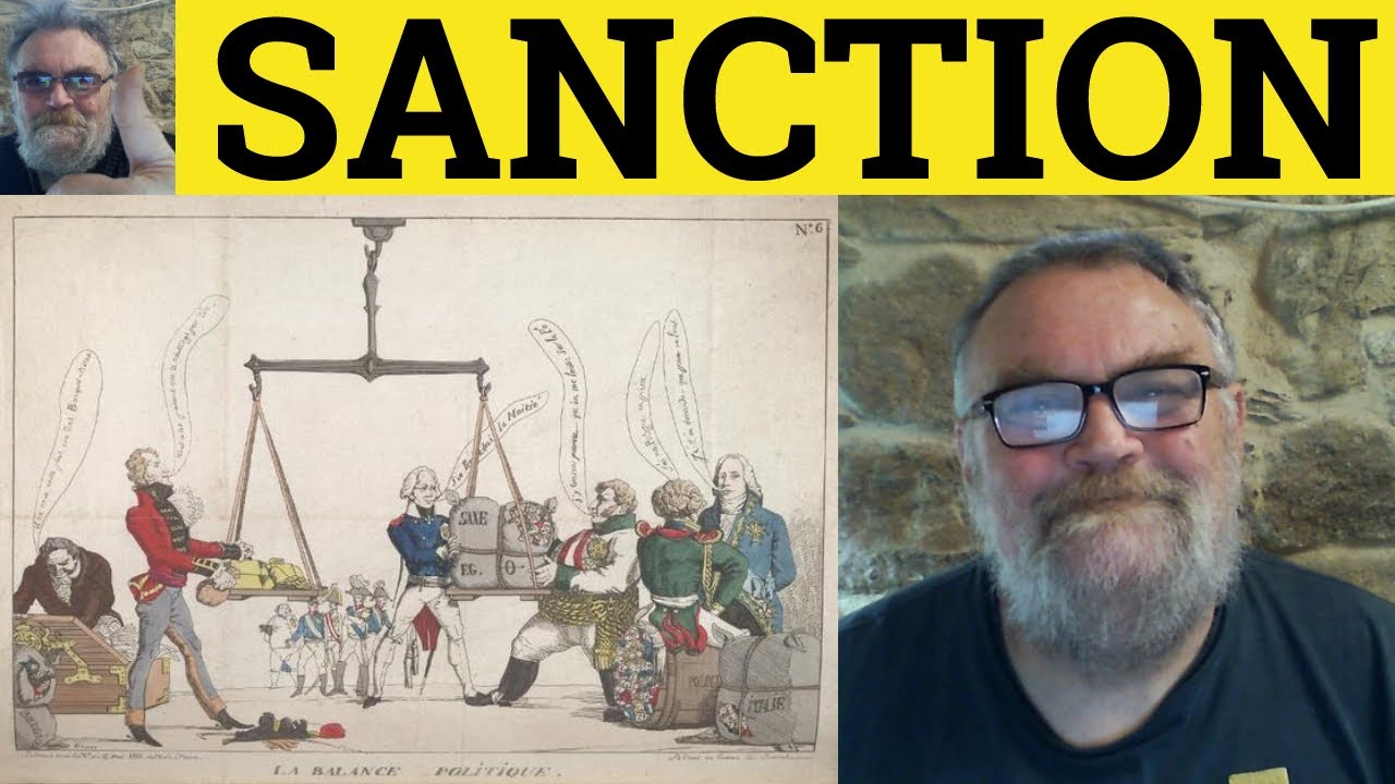 ???? Sanction Meaning - Sanction Definition - Sanctioned Examples - Sanctions - English Vocabulary