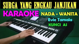 JANJI - Evie Tamala | KARAOKE Nada Wanita