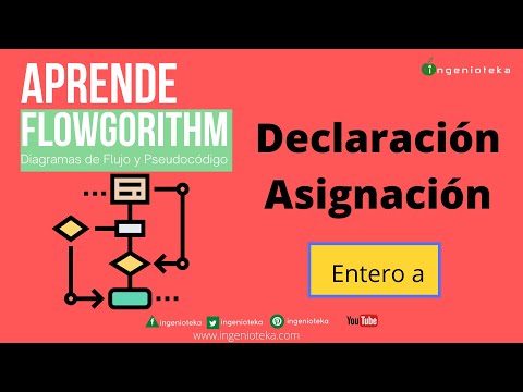 🔃05: How to use DECLARATION and ASSIGNMENT in FLOWGORITHM?🤓 | @Ingenioteka