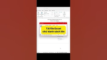 Cách tạo giấy mời họp hàng loạt trong Word #excel #word #tinhocvanphong #sachtinhocvanphong #shorts