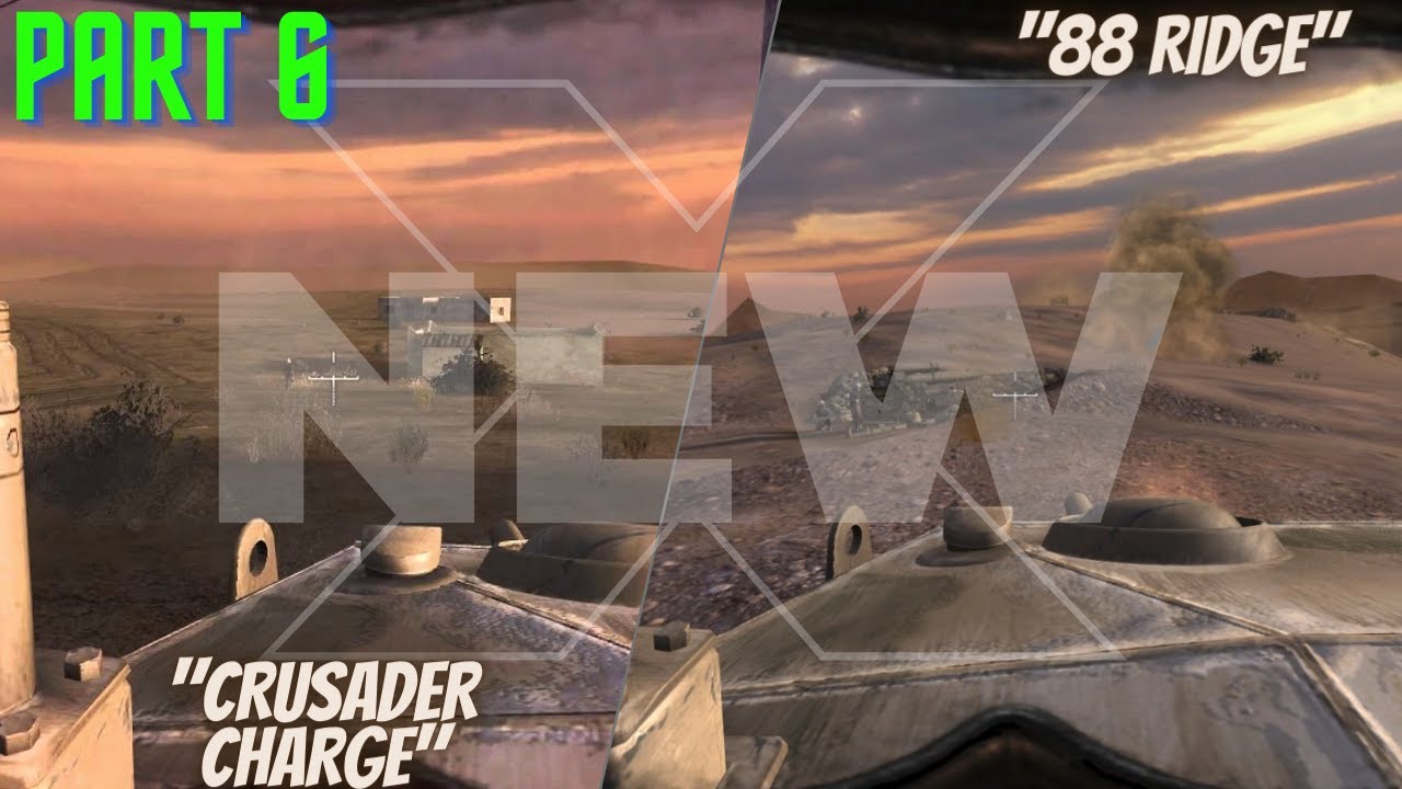 Call of Duty 2 Mission: Crusader Charge and 88 Ridge (PC GAMEPLAY ...