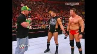 WWE RAW 10/26/2009: Legacy interrupted WWE Champion John Cena
