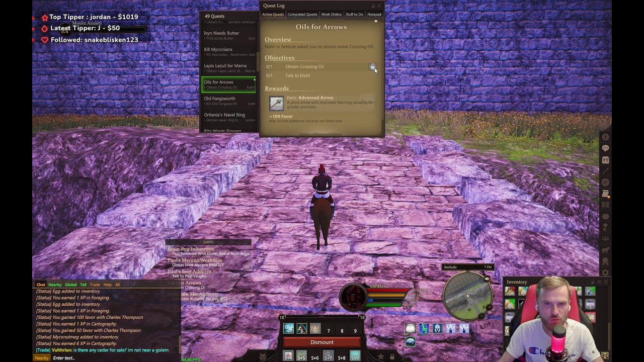 📅Day 3 Horse obtained, FAVOR time🎬Project Gorgon Live Stream