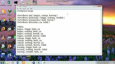 Membuat Decision Tree menggunakan Weka