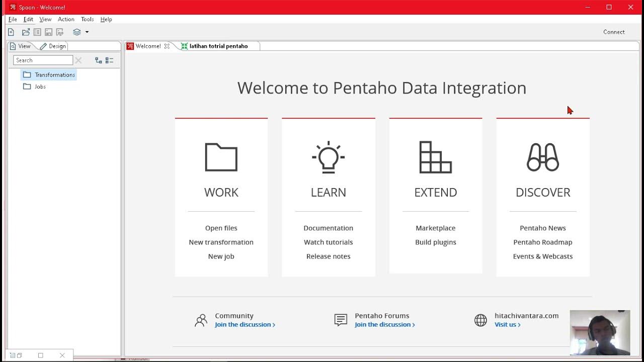 Tutorial data pentaho csv file input di jadikan table output youtube