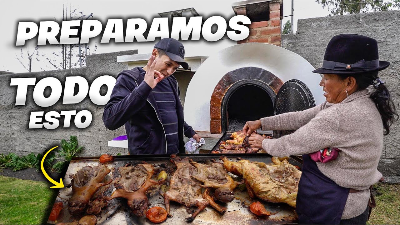 PREPARANDO PARA EL WASIPICHAY (Estrenamos el horno a leña)| John Valverde