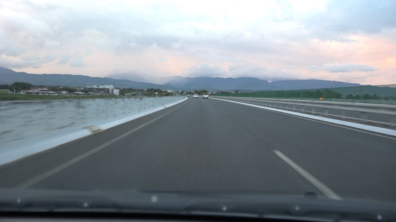 4K　E10宮崎自動車道　下り　全線・等速　えびのJCT→清武JCT→宮崎IC