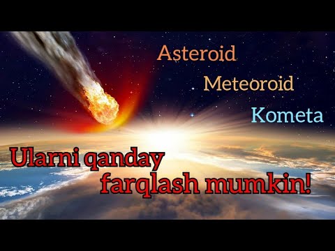 Video: Meteorit meteoritlari va meteoroidlar o'rtasidagi farq nima?
