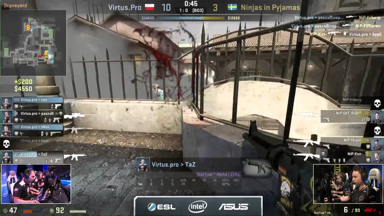 EMS One Katowice 2014 Pasha 4 Kills Against NiP [GRAND FINAL]