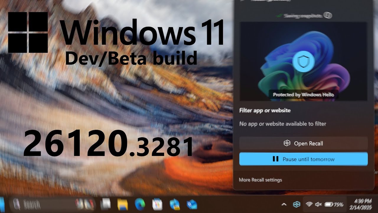 Windows 11 Dev/Beta build 26120.3281: what's new? - YouTube