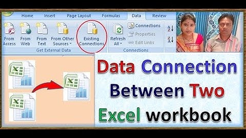 How to use Existing Connections in excel, Data Connection Between Two Excel workbook , excel,