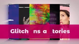 Glitch Instagram Stories After Effects Templates