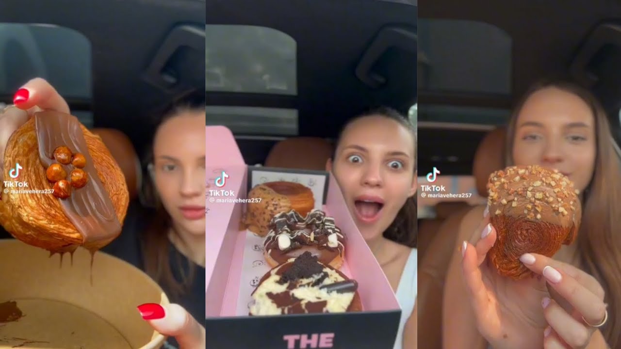 ASMR MUKBANG Croissant Roll✨ TIKTOK COMPILATION #2
