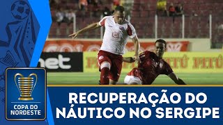 Náutico se recupera de derrota e vence Sergipe fora de casa