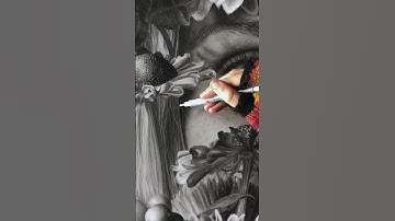 The most #satisfying part of a hyperrealistic portrait drawing #art
