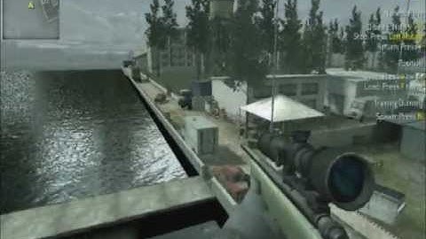 COD4 funny grenade flight