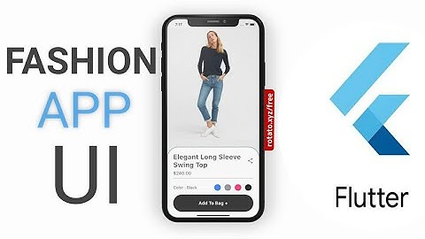 Fashion APP UI | Flutter | Speed-Code