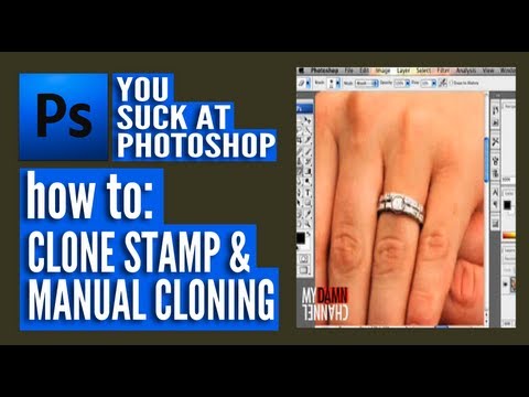 You Suck at Photoshop - Clone Stamp and Manual Cloning