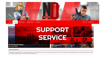 Q7 Framework #Fivem #QBUS Services client panel.