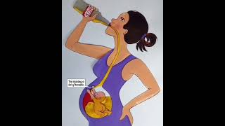 Drinking alcohol during pregnancy increases the risk of miscarriages shorts