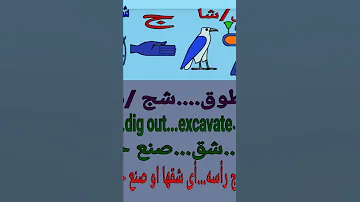كيف تقرأ الخط الهيروغليفى بسهولة الخط المصرى القديم 