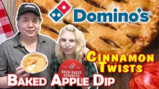 Domino's Baked Apple Dip & Cinnamon Twists Review - Will YOU like these?