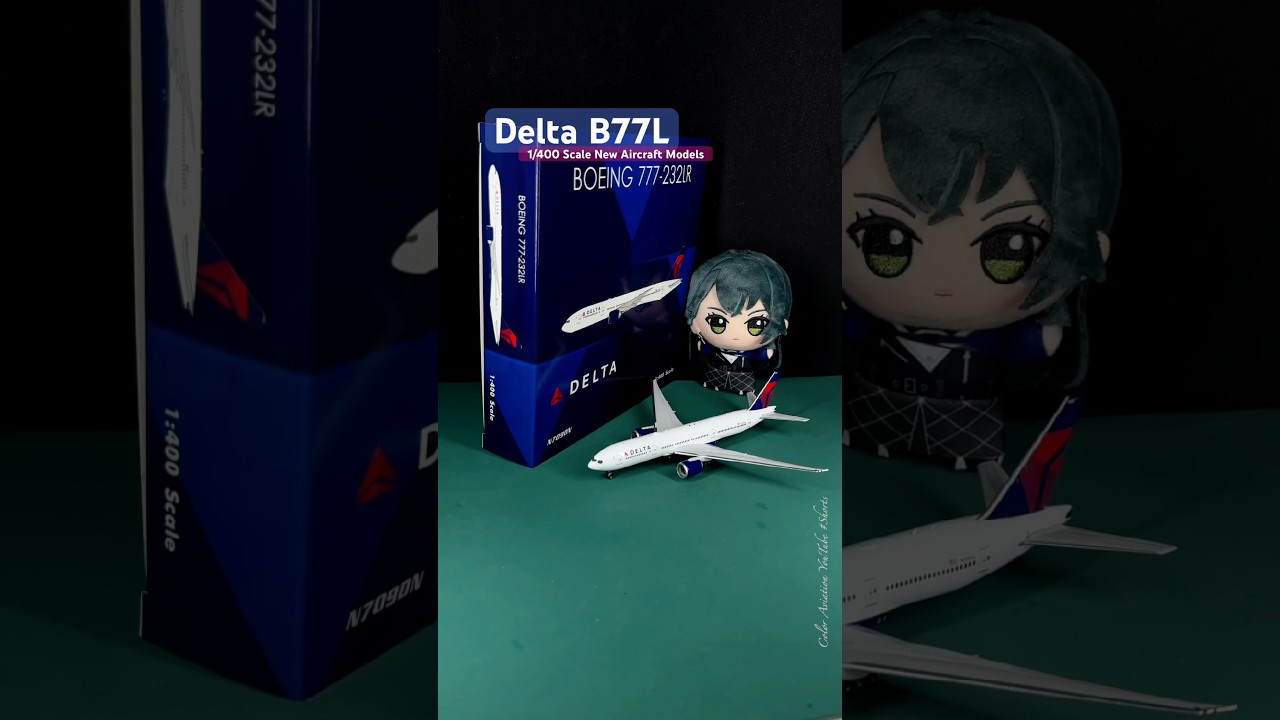NOT Gemini Jets! Boeing 777-200LR B77L N709DN Delta Air Lines 1/400 Scale Aircraft Models with 月村手毬