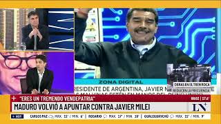 Maduro Volvió A Apuntar Contra Javier Milei: 