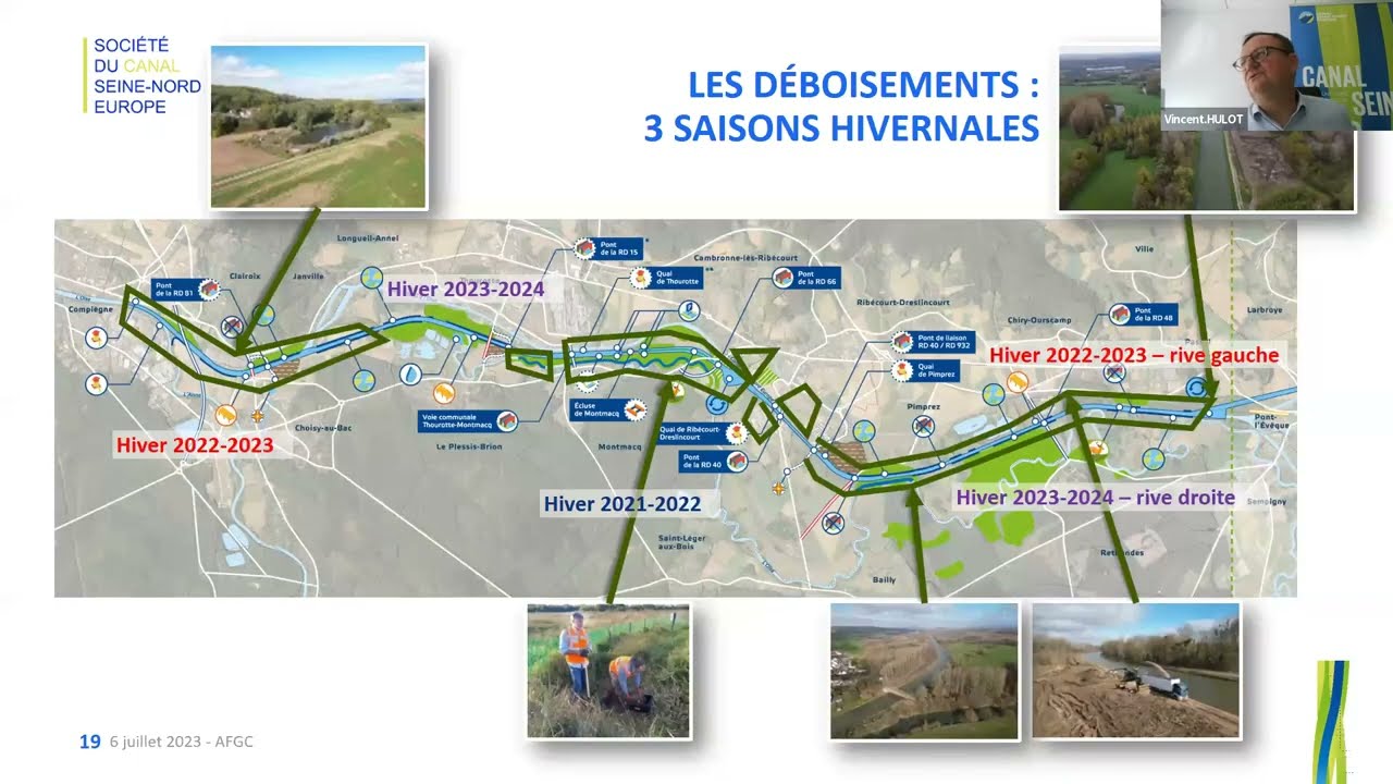 Webinaire du 6 juillet 2023 - Le projet du canal Seine Nord Europe