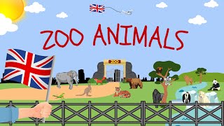 Zoo Animals ESL English Vocabulary Lesson and Quiz