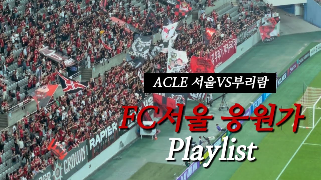 [𝐏𝐥𝐚𝐲𝐥𝐢𝐬𝐭] ACLE 부리람전 FC서울 응원가 모음집🎧 (가사O, 타임라인O)
