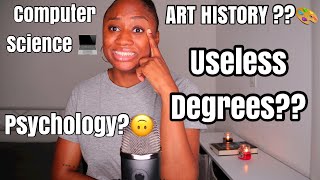 STOP WASTING YOUR MONEY! | 7 Useless College Degrees