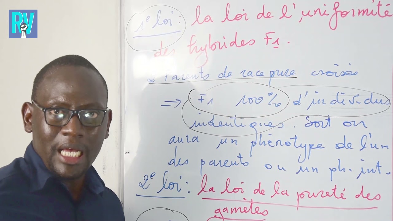 Cours de S.V.T avec M.Déme : Exceptions aux lois de Grégor Mendel