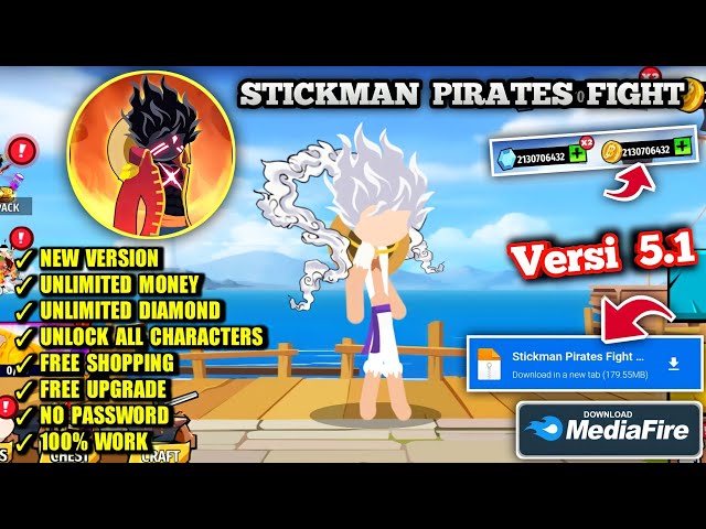 Stickman Pirates Fight Mod Apk 5.2 (Unlimited Money)