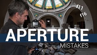 STOP These APERTURE MISTAKES! (In Architecture Photos)