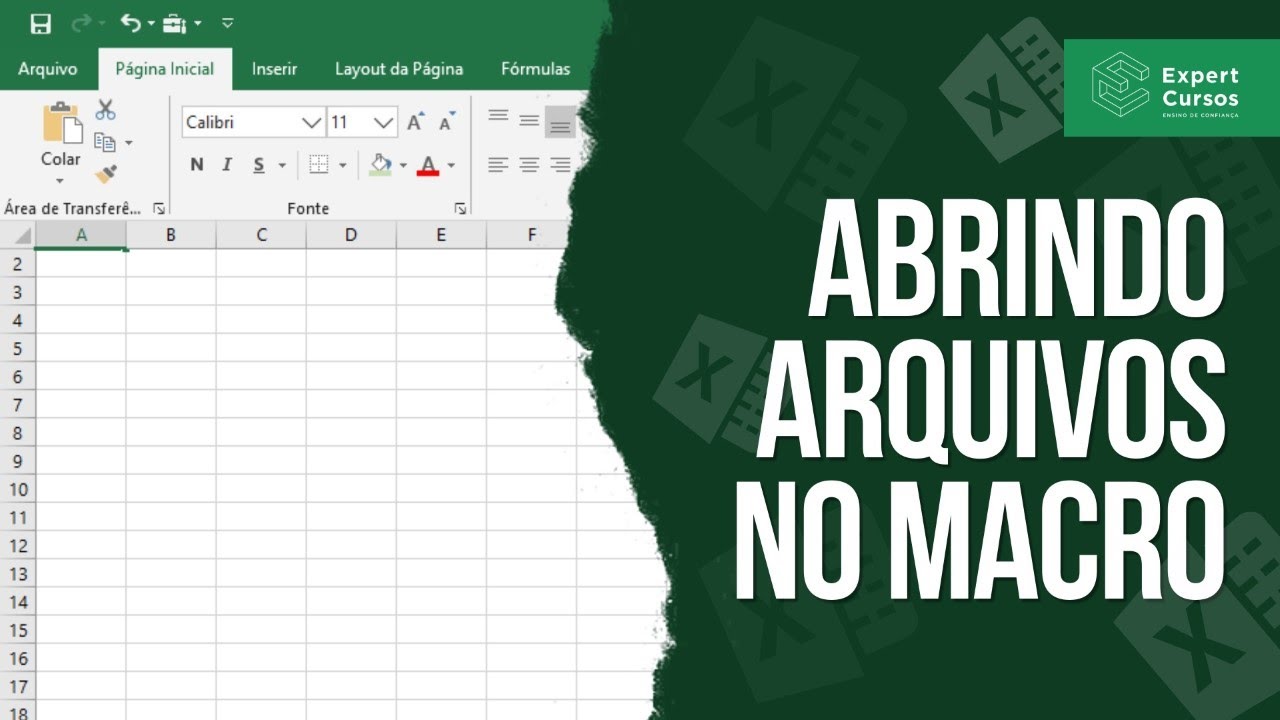 Como abrir arquivos com Macro no Excel