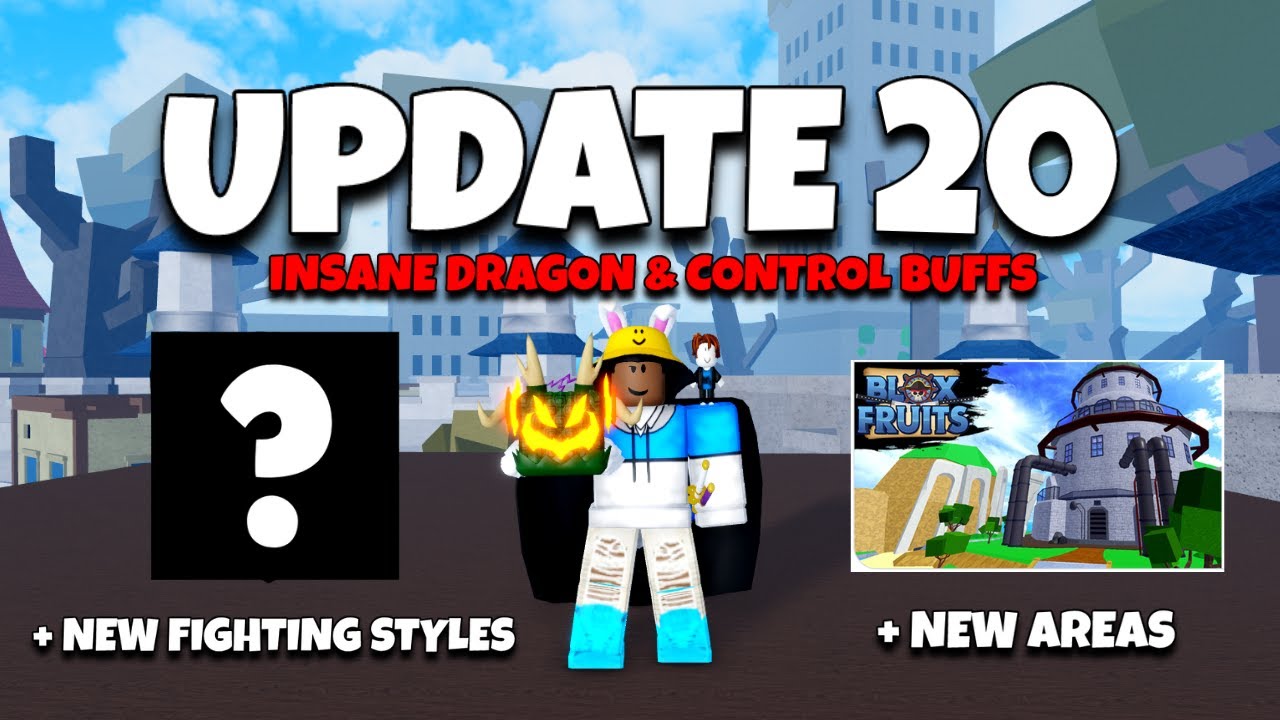 🤩 FINALMENTE! COMO VAI SER O REWORK DA CONTROL NO UPDATE 20 DO BLOX FRUITS  do ROBLOX! 