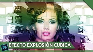 EFECTO EXPLOSIÓN CUBICA PHOTOSHOP screenshot 1