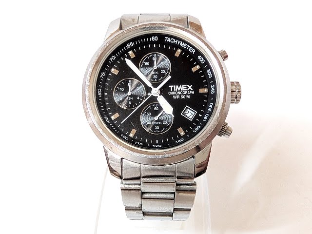 TIMEX CHRONOGRAPH WR 50m Quartz Watch - YouTube
