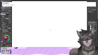 お絵描き練習配信