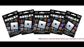 Roblox Giftcard GIVEAWAY! screenshot 5